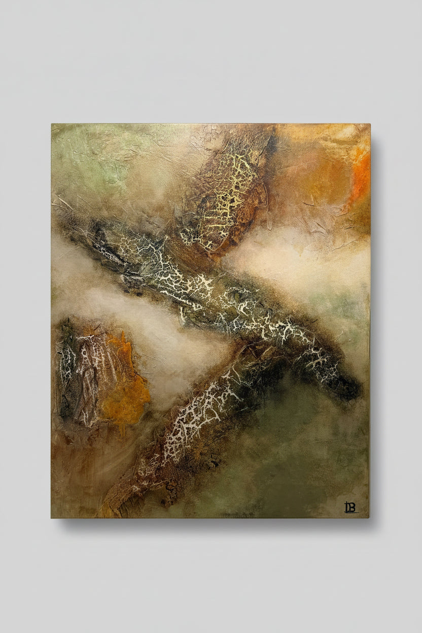 "Under overfladen" Str. 80 x 120 cm