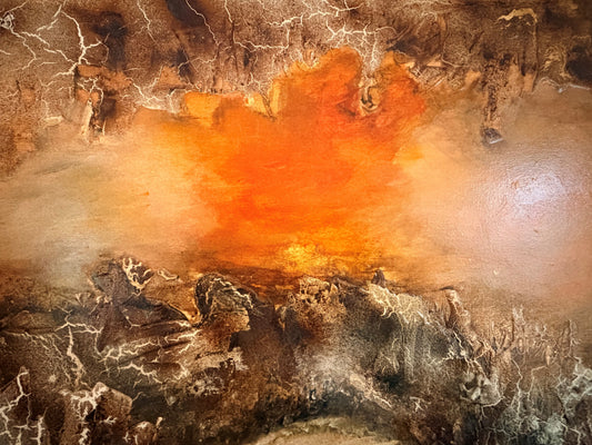 "Dyvigs stille favn" Str. 100 x 150 cm