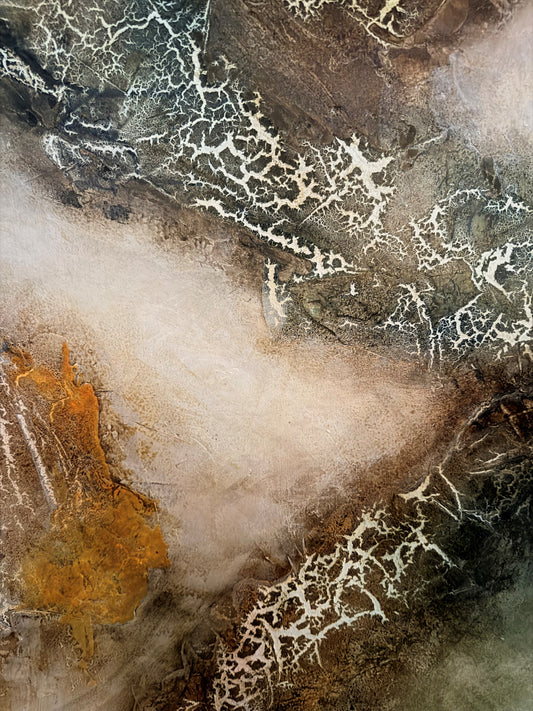 "Under overfladen" Str. 80 x 120 cm