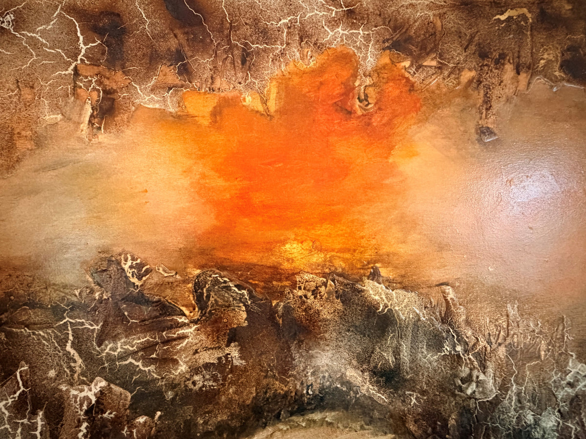 "Dyvigs stille favn" Str. 100 x 150 cm