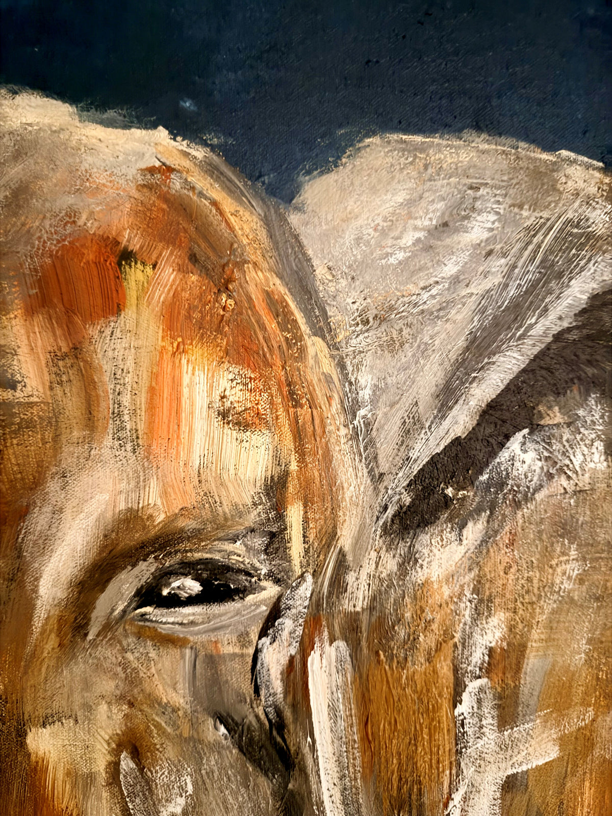 "Elefantens blik" Str. 80 x 120