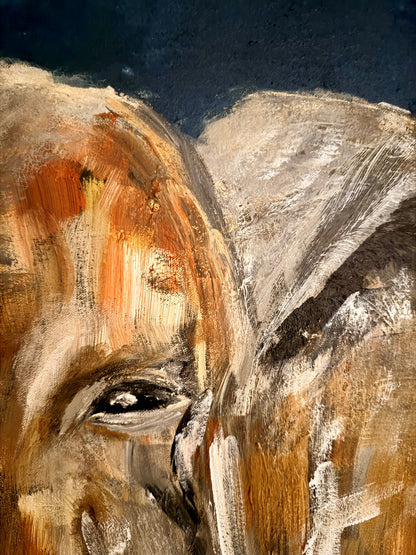 "Elefantens blik" Str. 80 x 120