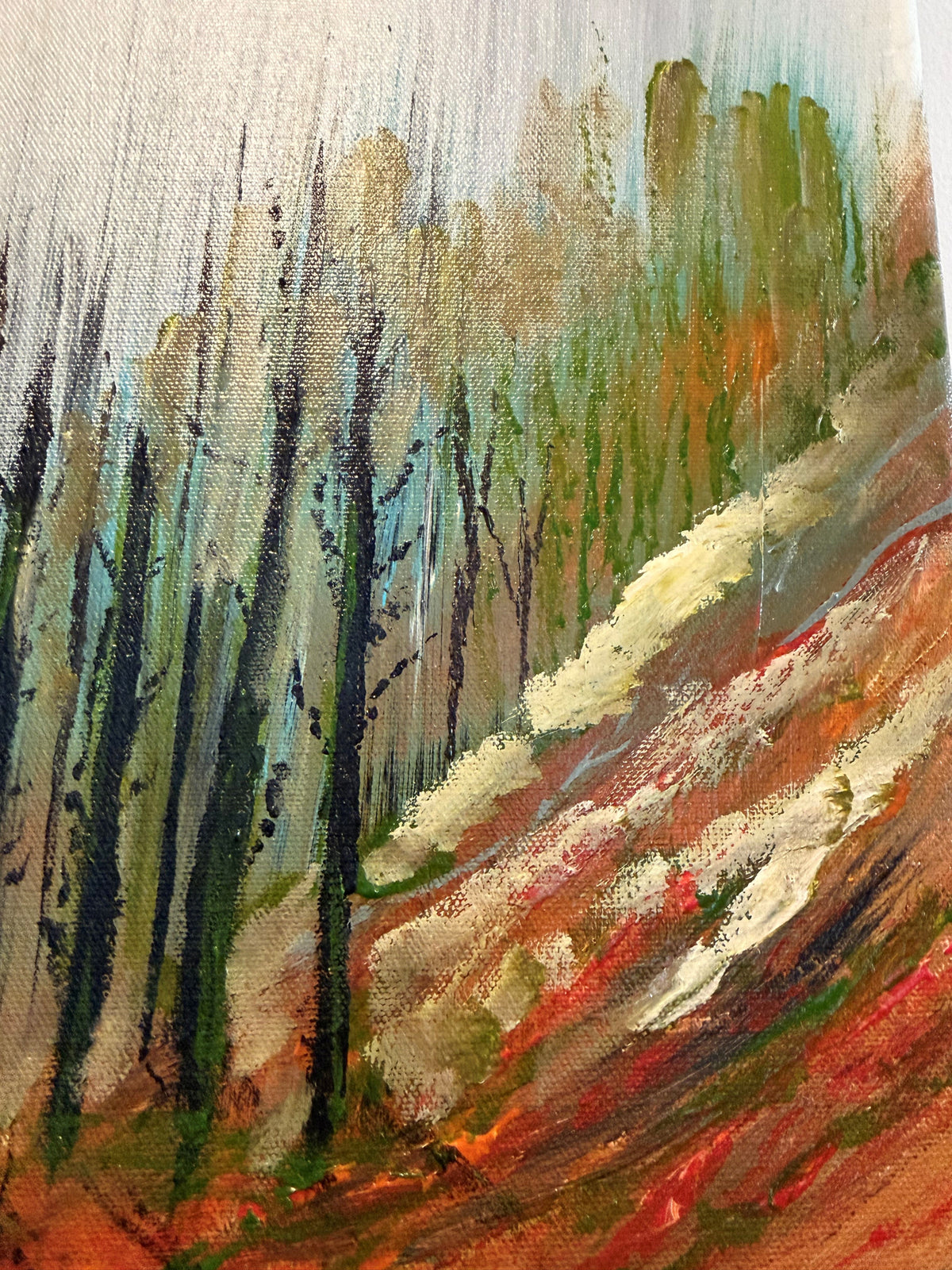 "Skovens magi" str. 50 x 50 cm