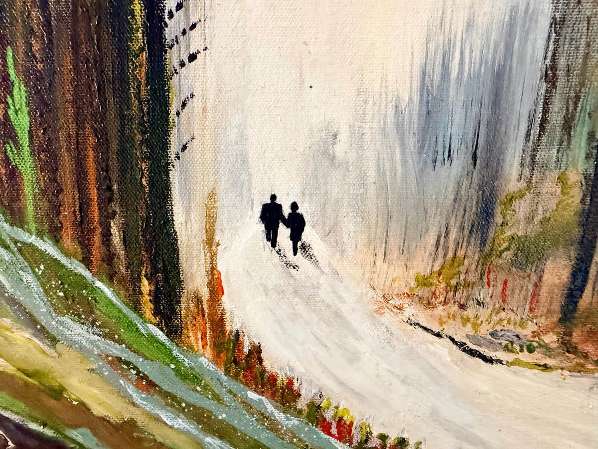 "Skovens magi" str. 50 x 50 cm